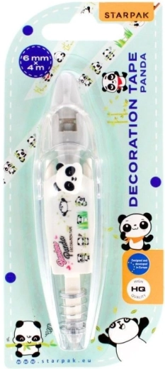 Bandă decorativă Panda 6 mm x 4 m