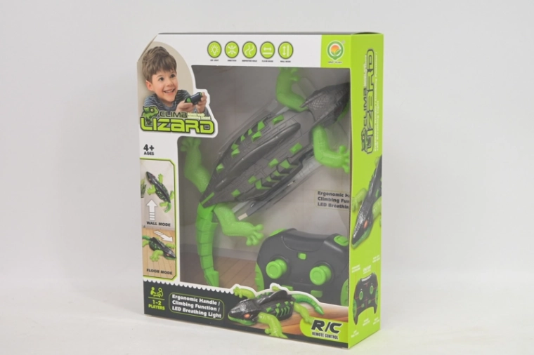 Geko RC care se cațără pe perete