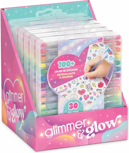100 de autocolante pentru completare și colorare
