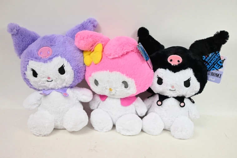 Figurină de pluș Sanrio Kuromi / My Melody 30 cm