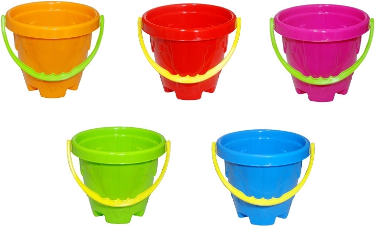 Găleată din plastic Castel – găleată pentru nisip pentru copii