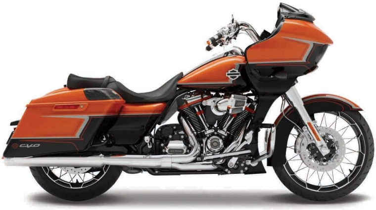Maisto Harley-Davidson 2022 CVO Road Glide portocaliu metalizat-negru 1:18