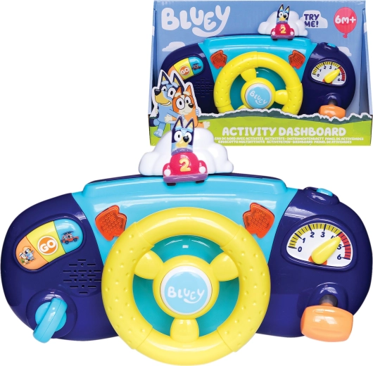 Volan interactiv Bluey cu lumini și sunete