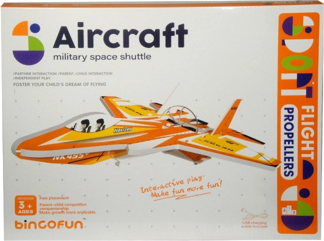Avion DIY din spumă cu elice pe baterie