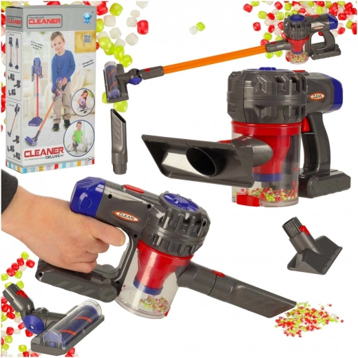 Aspirator vertical pentru copii 3‑în‑1 cu funcție de aspirare
