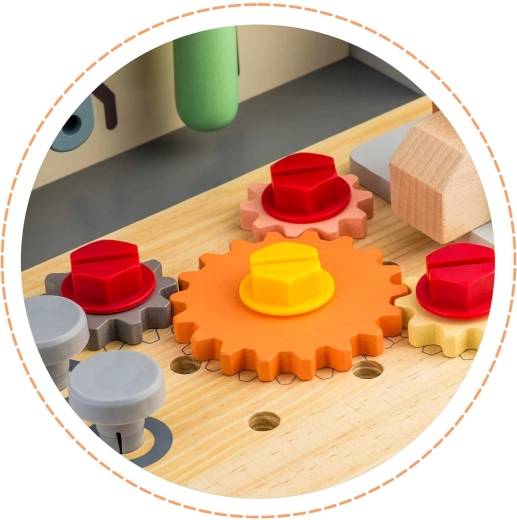 Roți dințate rotative pentru învățarea cauzei și efectului