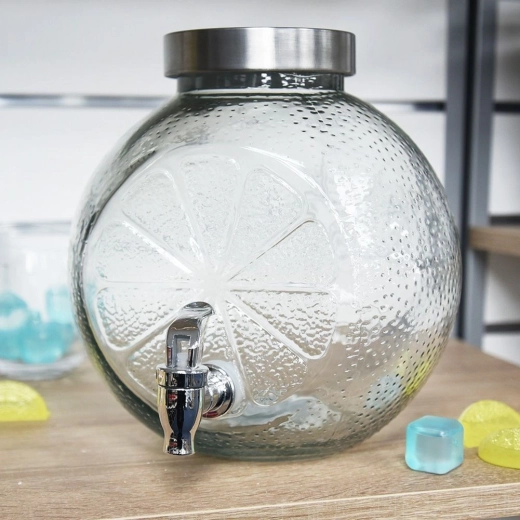 Sticlă rezistentă cu relief de citrice