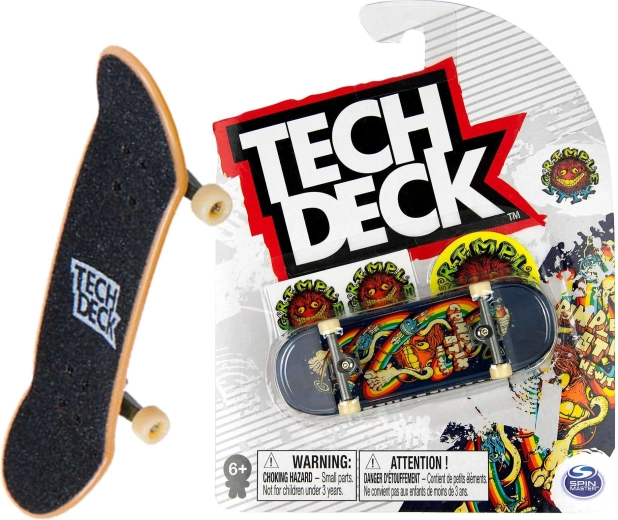 Tech Deck fingerboard Grimple Stix Hewitt cu autocolante