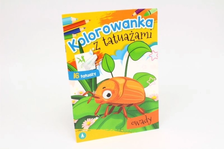 OwadOK tattoo – planșe de colorat și tatuaje lavabile cu motive de insecte