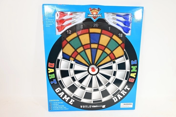 Țintă de darts 45 cm cu săgeți în cutie