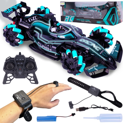 mașină rc drift controlată prin gesturile mâinii