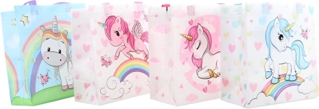 Pungă de cadou cu motiv de unicorni