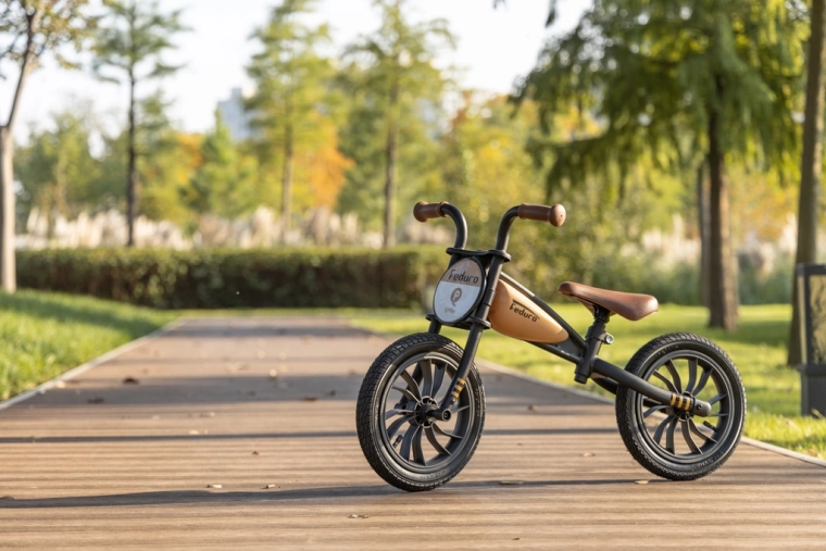 Rulare stabilă datorită roților pneumatice de 12"