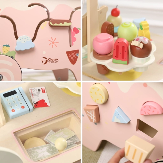 Accesorii bogate pentru un joc creativ