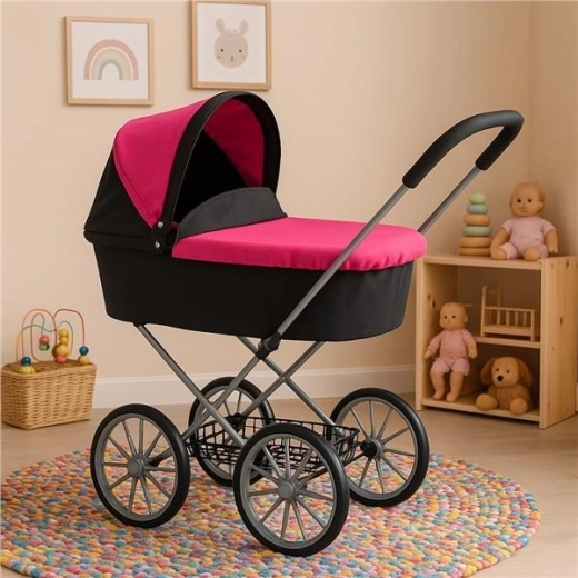 Construcție stabilă și roți mari cu spițe