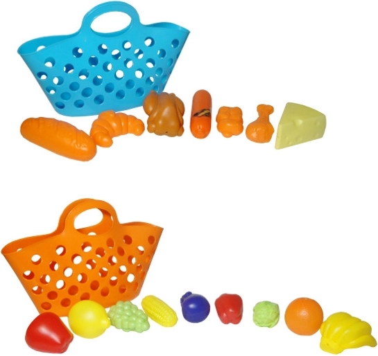 Fructe și legume în coș – set alimentar pentru copii