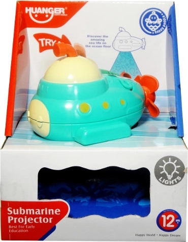 Submarin de baie cu proiector de luminițe