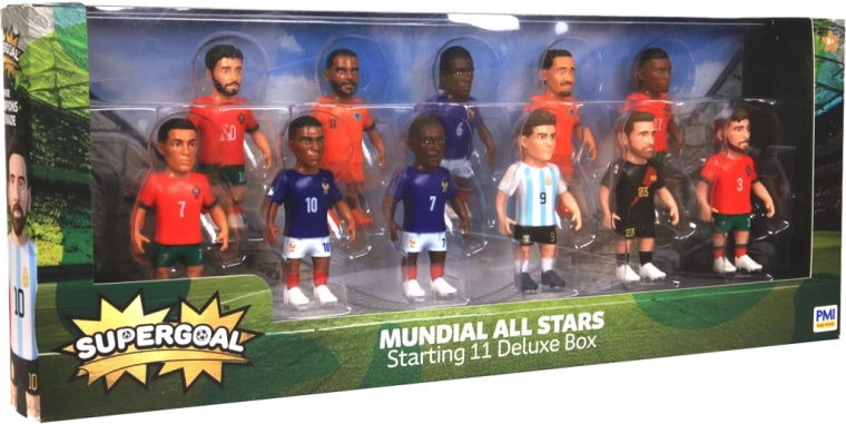 Supergoal figurine fotbaliști deluxe box 11 buc