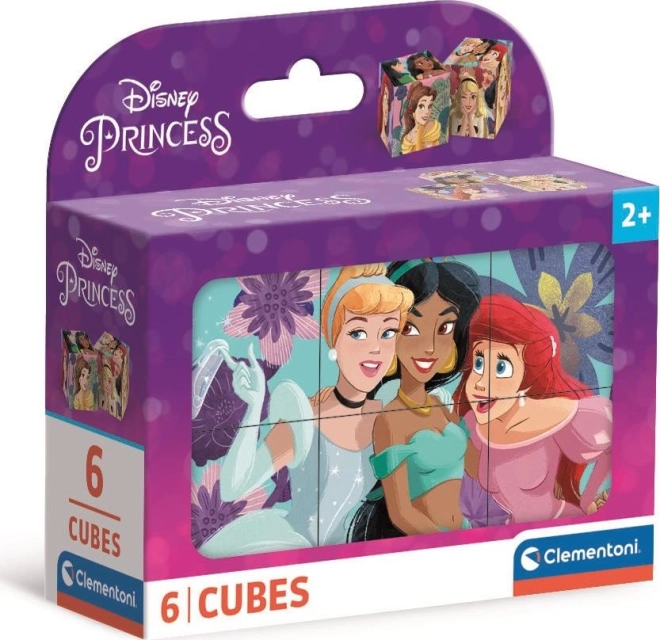 Cuburi ilustrate Disney Prințese – 6 cuburi