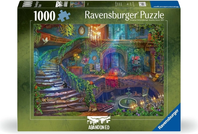 Puzzle Ravensburger Abandoned: Camere libere la hotel, 1000 de piese