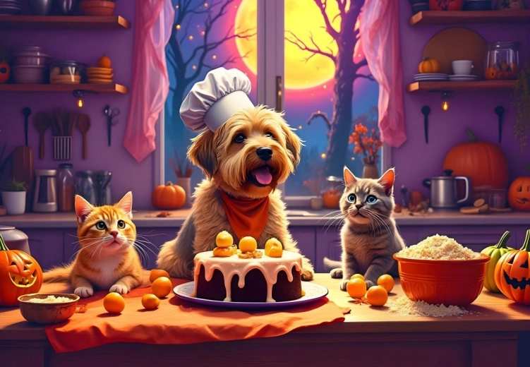 Puzzle Bluebird Coacerea de Halloween, 1000 de piese