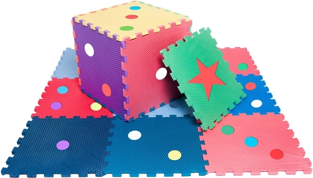 covoraș puzzle din spumă multifuncțional și țarc pentru copii