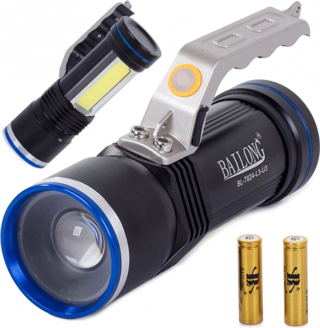Lanternă LED militară cu Zoom Cree XM-L3-U3 de la Bailong