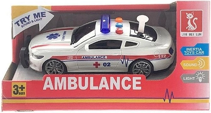 Ambulanță pentru copii cu lumină și sunet