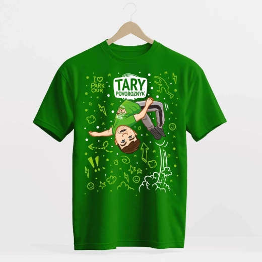 Tricou Tary Povoroznyk „Drink beko” verde (164–170)