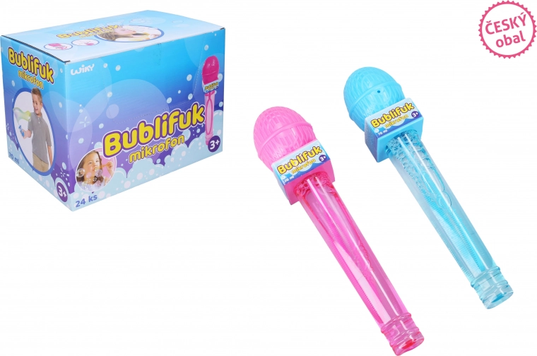 Baloane de săpun în formă de microfon 70 ml
