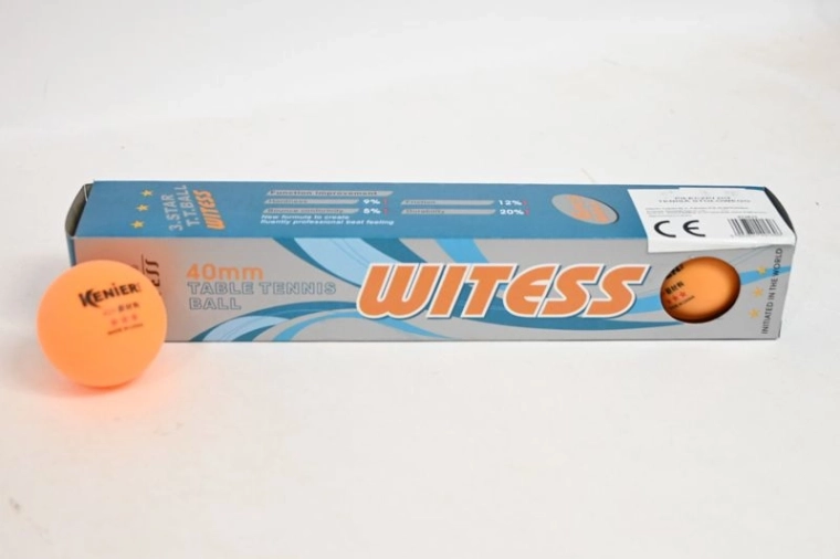 Mingi portocalii pentru tenis de masă (ping-pong) 6 buc