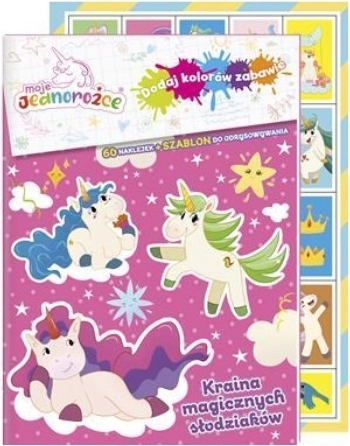 Unicornii mei – carte de colorat cu autocolante