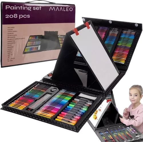 Set artistic cu valiză 208 piese Maaleo
