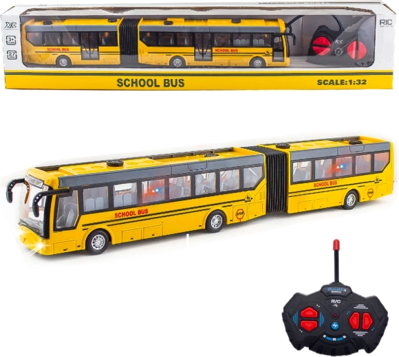 Autobuz școlar articulat R/C 1:32