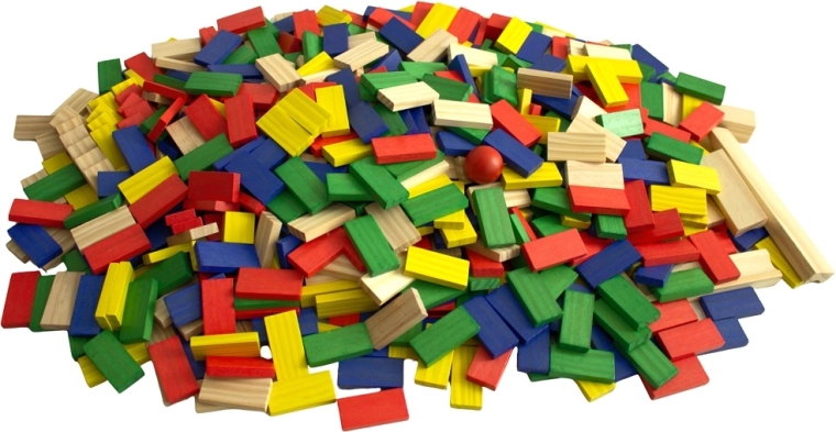 400 de piese colorate pentru construcții nesfârșite