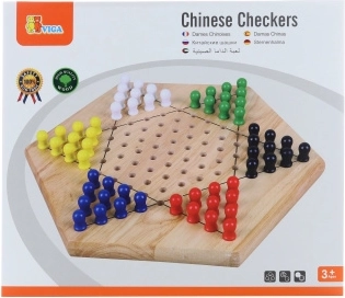 Joc strategic din lemn Dame chinezești