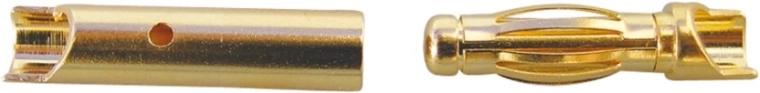 Conectori aurii de 4 mm, 1 pereche