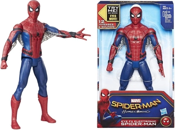 Figurină Spider-Man Homecoming cu efecte sonore, 30 cm