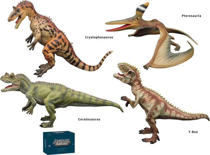 Lumea dinozaurilor, figurine dinozauri 4 tipuri Sparkys