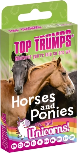 Joc de cărți TOP TRUMPS – cai, ponei și unicorni