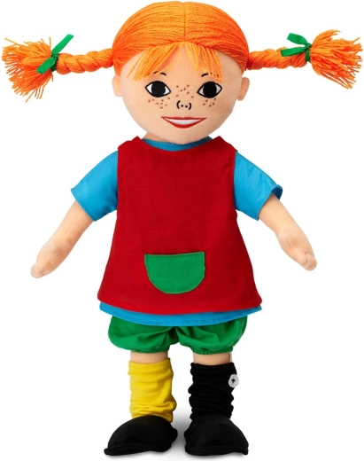 Micki Pippi Șosețica – păpușă textilă moale 40 cm