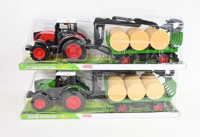 Tractor cu remorcă forestieră și braț de încărcare