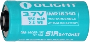 Baterie reîncărcabilă OLIGHT 3.7 V 550 mAh CR123A (IMR16340) pentru S1R Baton II
