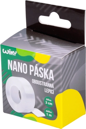 Bandă adezivă nano transparentă pe ambele fețe