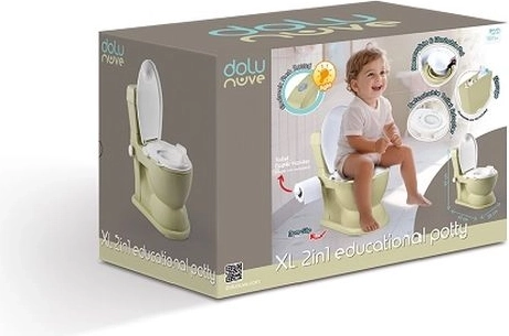 DOLU oliță educativă XL cu sunet, oliv