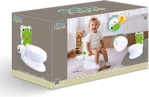 Dolu Oliță educațională de noapte – broscuță cu sunet și lumină