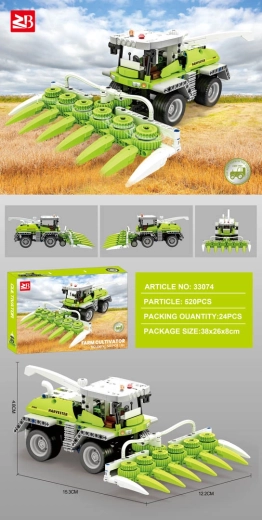 Set de construcție combină cu 520 de piese