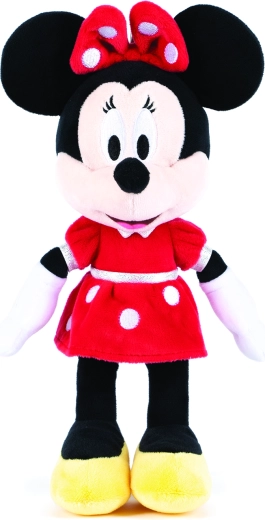 Jucărie de pluș Minnie în rochie roșie