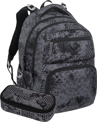 Bagmaster Zipster set școlar pentru elevi gri