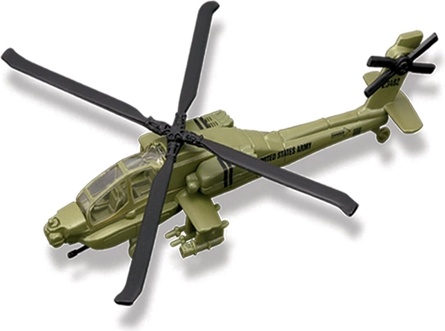 Maisto Fresh Metal Tailwinds AH-64 Apache model de avion verde